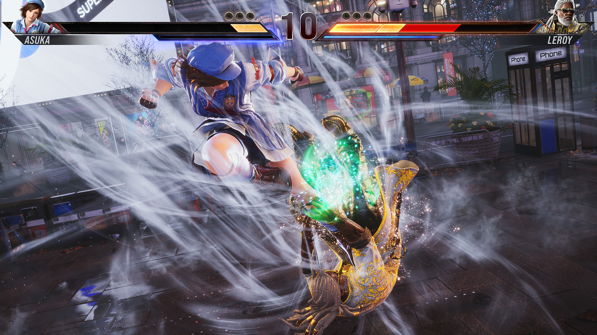 Tekken 8 gameplay showing the game’s fighting mechanics and stage design