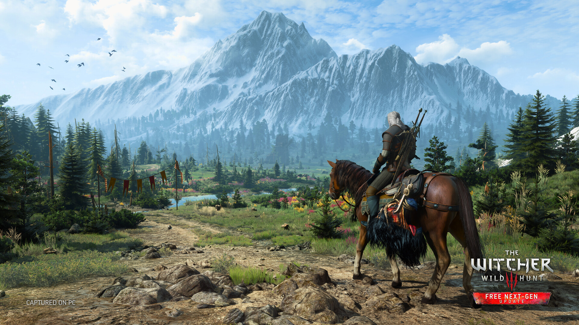 Geralt on the road in The Witcher 3 — the game that’s about to get its first new expansion in ten years